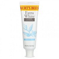 Burt's Bees, Зубная паста с фтором, экстрабелая, горная мята, 133 г (4,7 унции)